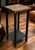 Kodiak / Rough Sawn Square Drink Table with Shelf - 23"