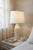 Farmhouse / Sisal Fluted Wave Table Lamp - 30.5"