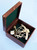 Admiral's Brass Sextant 12" with Rosewood Box