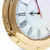 Porthole Clock - Solid Brass  - 15"