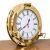 Porthole Clock - Solid Brass  - 15"