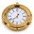 Porthole Clock - Solid Brass  - 15"