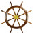 Wooden Ship Wheel with Detachable Spokes - 42"