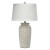 Luna, 27" White Ceramic Table Lamp w/ Gentle Distressing (Set of 2)