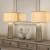 Marissa, 31" Beige Resin Table Lamps (, Coastal Transitional Look) (Set of 2)