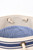 Whale Laundry Bag w/Rope Accents - Canvas - Navy - Cream - Black - 19.7"