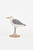 Sea Bird w/ Base, Hand-painted Wood 9.8" H