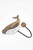 Whale Hooks -  Wood/Metal, Natural/White - Set of 2