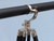 Floor Standing Chrome/Leather Galileo Telescope 65"