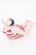 Bather w/ Striped Swimsuit - Paper Mache - Large - Red & White - 13.4"
