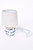 Crackled Fish Lamp, Ceramic, Cream/Blue - 9.1""