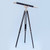 Floor Standing Brushed Nickel With Leather Anchormaster Telescope 65"