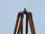Floor Standing Antique Copper with Leather Anchormaster Telescope 65"
