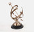 Brass Armillary Sphere on Wood Base