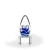 Halsted Art Glass Award - Clear Base