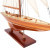 Enterprise Model Yacht 25"  with Optional Personalized Plaque