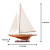 Enterprise Model Yacht 25"  with Optional Personalized Plaque