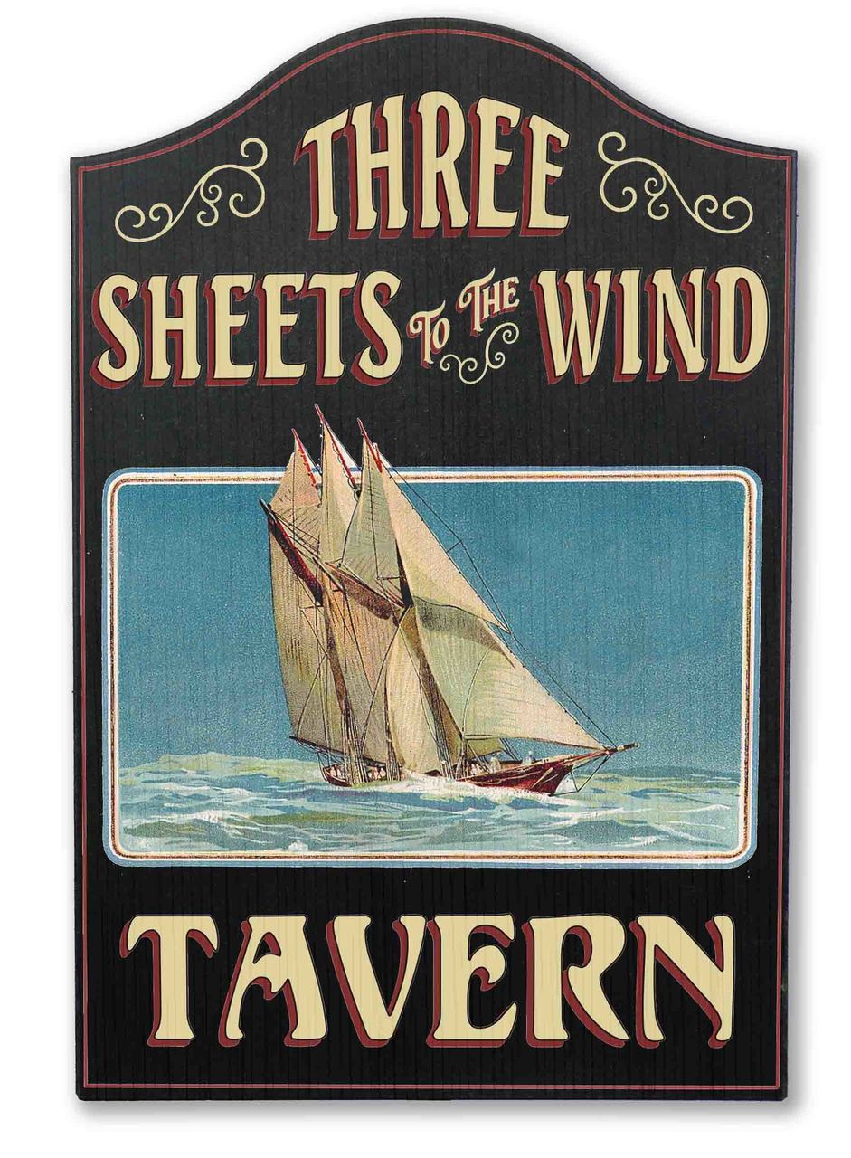 three sheets to the wind