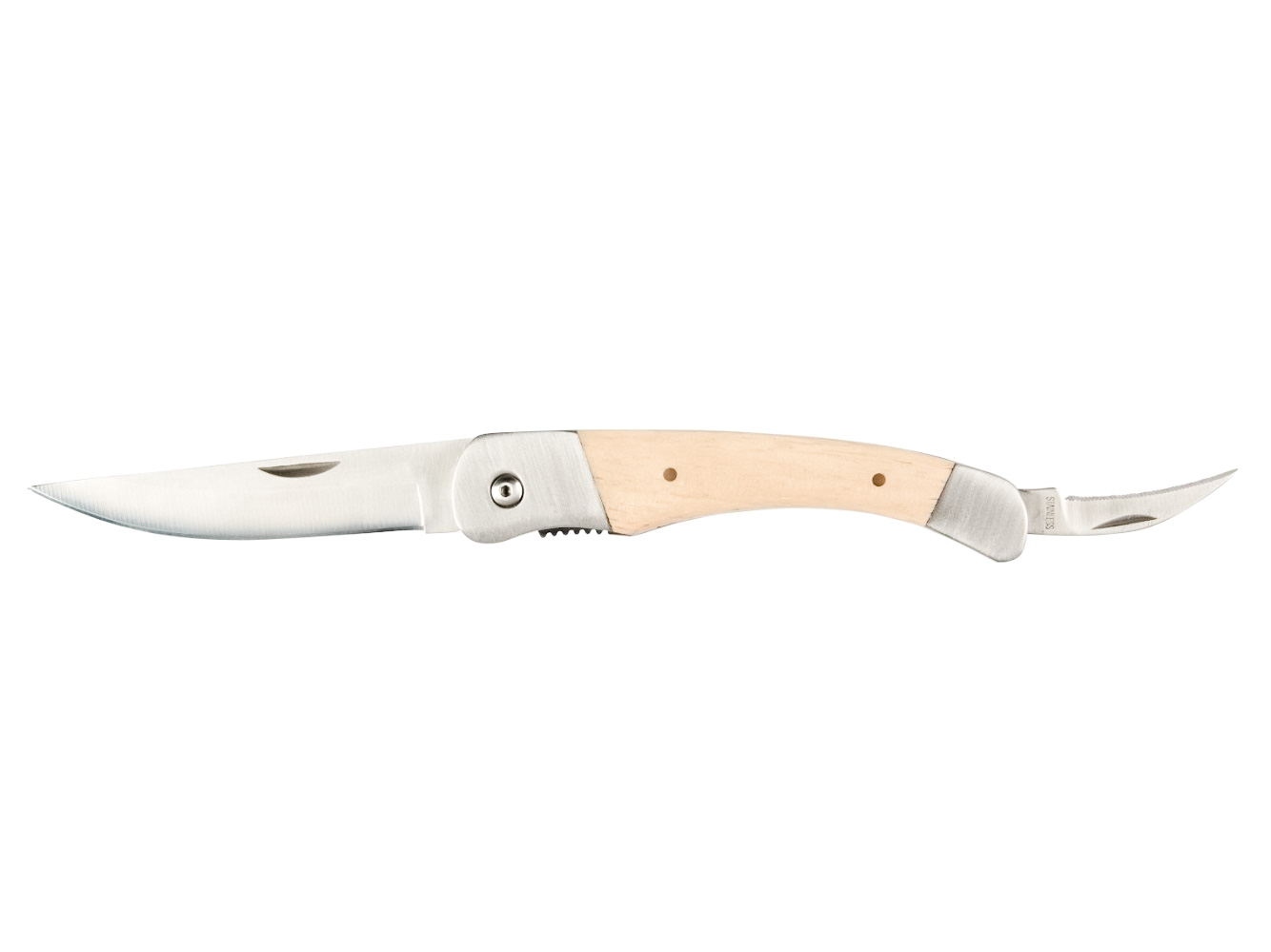 White Bone Handle Pocket Knife for Sale