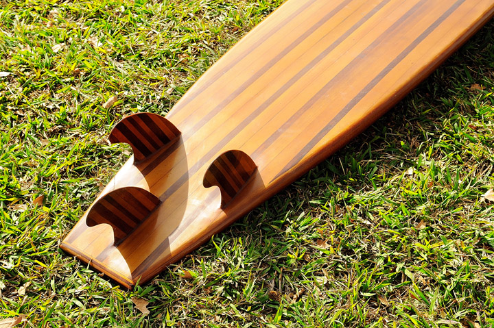 Short Wooden Surf Board - 75