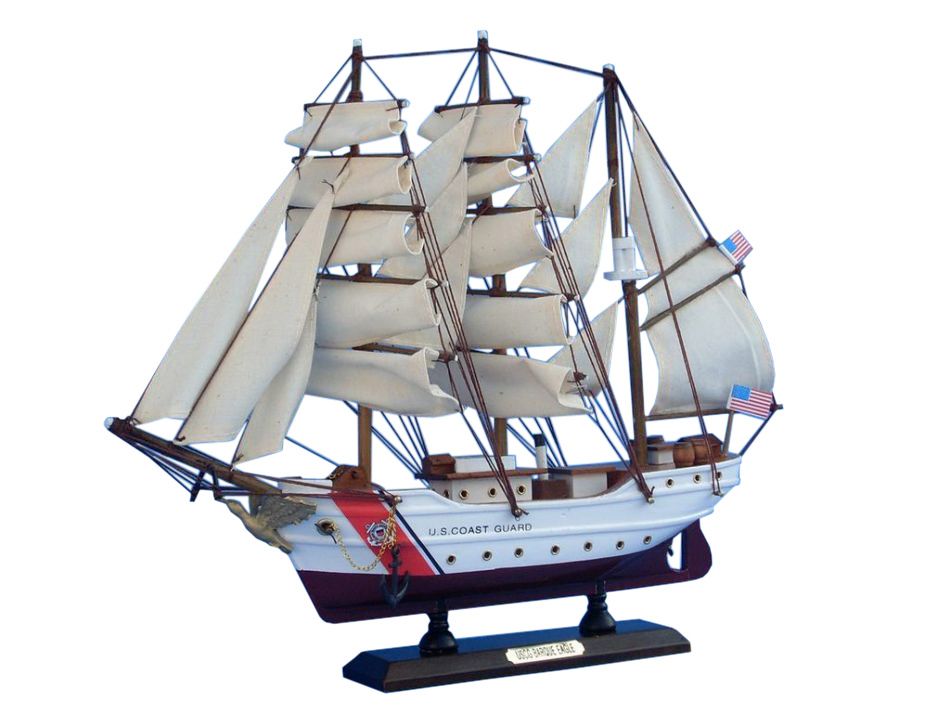 United States Coast Guard USCG Eagle Tall Model Ship -15