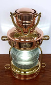 Brass and Copper Anchor Lamp - Electric
