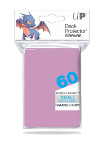 Bright Pink PRO-Gloss Small Deck Protector Sleeves 60ct Pack