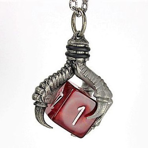Pendant Necklace D6 Old Silver Finish