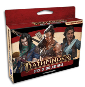 Pathfinder RPG Second Edition Cards Deck of Endless NPCs Deck