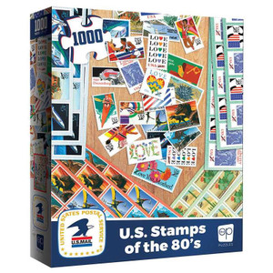 USPS U.S. Stamps 80's 1000pcs Puzzle