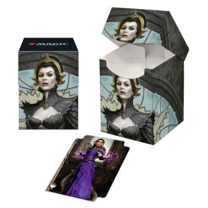 SALE Dominaria United 100+ Deck Box V2 featuring Borderless Planeswalker - Liliana of the Veil for Magic: The Gathering