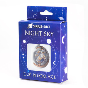 Night Sky D20 Necklace