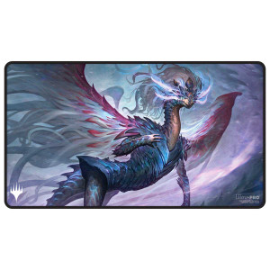Tarkir Dragonstorm Black Stitched Playmat Jeskai for Magic: The Gathering