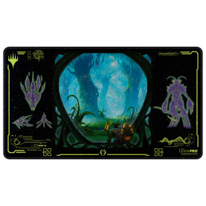Edge of Eternities Holofoil Playmat Green Mythic for Magic: The Gathering