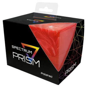PRISM DECK CASE - POLISHED - CARNELIAN RED