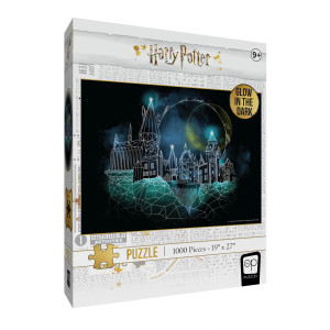 Harry Potter Magic of Hogwarts Glow-in-the-Dark 1000pcs Puzzle