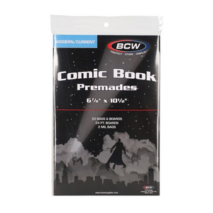 Comic Backboard Bag Combo Current 50ct Pack