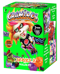 Craniacs Series 3 Trading Cards Blaster Box (7 Packs)