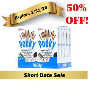 50% OFF Pocky Cookies & Cream 2.47 Ounce 10 Count