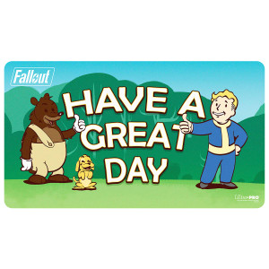 PRE-ORDER Fallout - Vault Boy - Have a Great Day Playmat for Tabletop Gaming