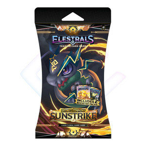 PRE-ORDER Elestrals TCG: Stellar Zaptor Double Blister Pack - Sunstrike (Divine Champions) CASE 10ct