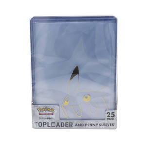 PRE-ORDER Pikachu TOPLOADER® and PENNY SLEEVES® Combo Pack for the Pokémon Trading Card Game (25 PACK)