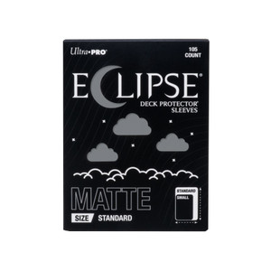 PRE-ORDER Sleeves Elcipse Matte Standard Smoke Grey 105ct (2026)