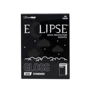 PRE-ORDER Sleeves Eclipse Gloss Standard Jet Black 105ct (2026)