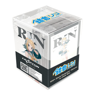 PRE-ORDER Hatsune Miku - Retro Soundscapes: Rin 100ct DECK PROTECTOR® Sleeves in Clear Box for Tabletop Gaming