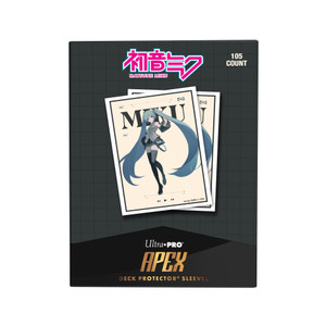 PRE-ORDER Hatsune Miku - Retro Soundscapes: Hatsune Miku 105ct APEX DECK PROTECTOR® Sleeves for Tabletop Gaming