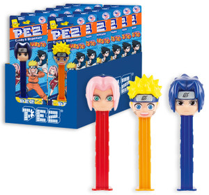 PEZ Naruto Assortment Blister Card 0.87oz 12ct