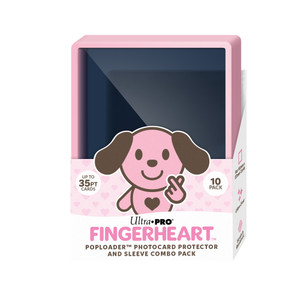 PRE-ORDER FINGERHEART Blush POPLOADER Photocard Protector and Sleeve Combo Pack (10 Pack)