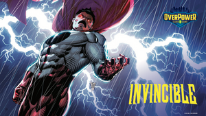 PRE-ORDER OverPower CCG: Skybound Premium Format Playmat OMNI-MAN - Invincible