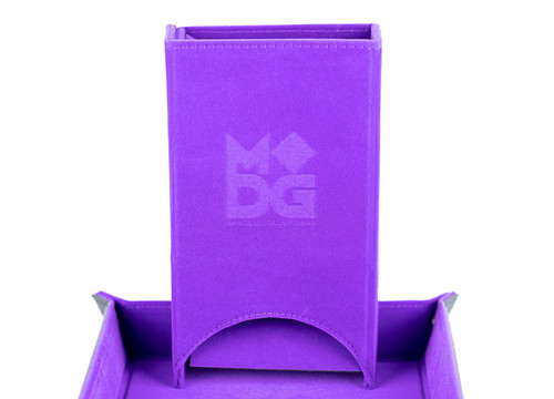 Fold Up Dice Tower Purple